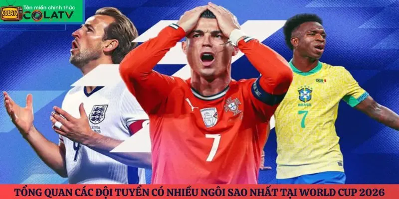 Tổng quan các đội tuyển có nhiều ngôi sao nhất tại World Cup 2026
